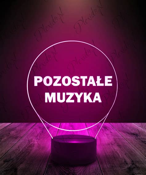 Lampki Led D Z Motywem Muzycznym Plexido Pl