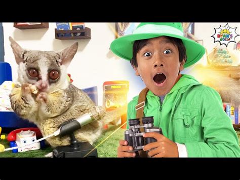 Ryan reacts to Cute Babies animals Trying Different Food! - Videos For Kids