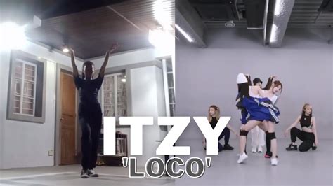 Itzy Loco Ancor Dance Cover Mirrored Youtube