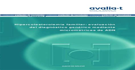 Hipercolesterolemia familiar evaluación del diagnóstico genético