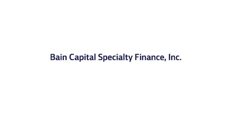 Bain Capital Specialty Finance Inc Increases And Extends Its