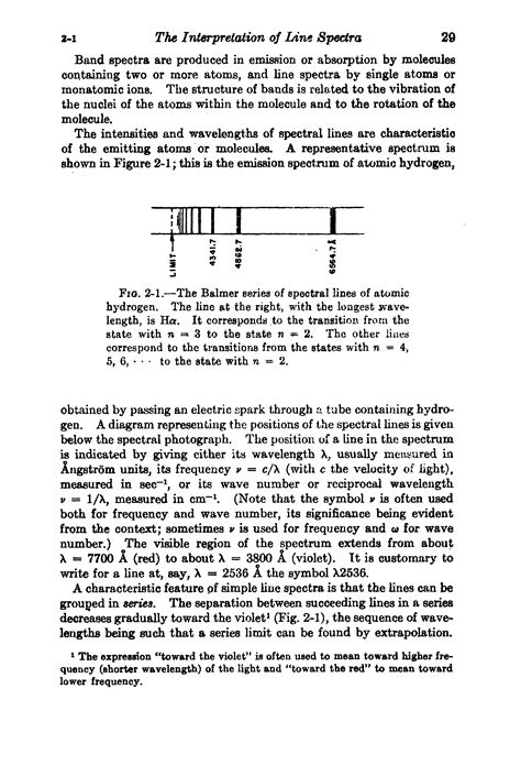 Balmer Series Of Spectral Lines Big Chemical Encyclopedia