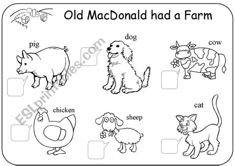 Old Macdonald Had A Farm Worksheets And Teaching Resources 8a3