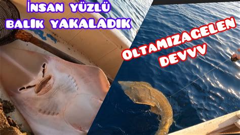 İNSAN YÜZLÜ BALIK OLTAYA GELEN DEV BÖYLESİNİ İLK DEFA YAKALADIK