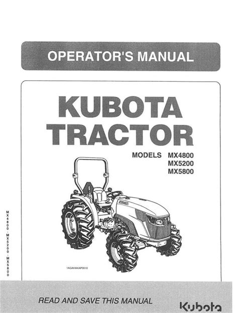 Kubota Mx5000 Parts Diagram