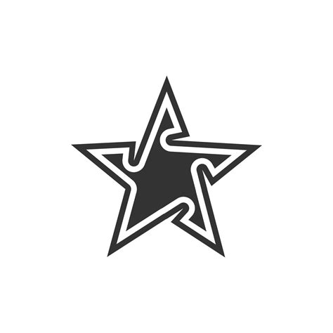 Black star icon vector design template 11634901 Vector Art at Vecteezy