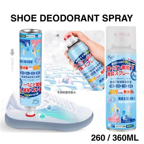 Deodorant Shoes Spray Pewangi Kasut Boots Hilang Bau Busuk Keep Shoes