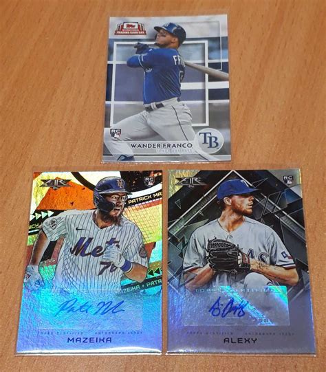 Topps Fire Baseball Mlb Alexy Mazeika Auto Wander Franco