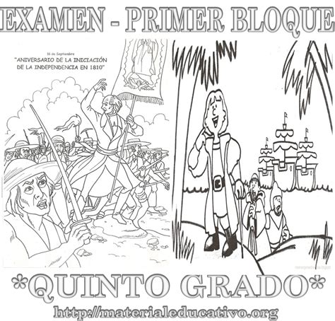 Examen Del Quinto Grado Para El Primer Bloque Del Ciclo 6F0