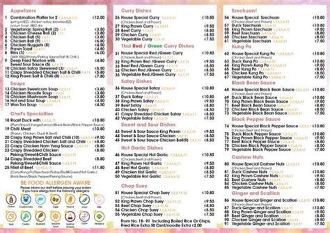 Menu At Sunshine Kilmore Quay Restaurant Ireland