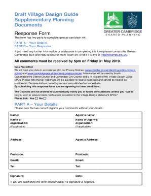 Fillable Online Supplementary Planning Documents Fax Email Print