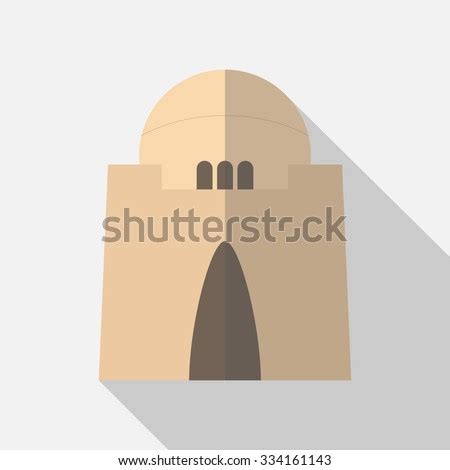 Quaid E Azam Mausoleum Stock Vector 334161143 : Shutterstock