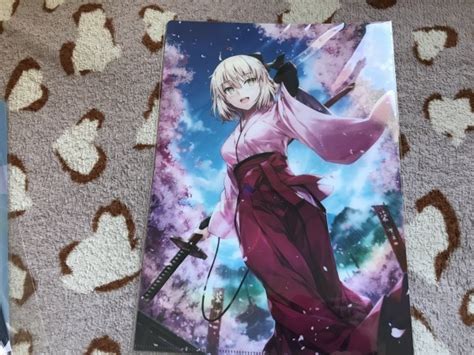 Yahooオークション 080クリアファイル Fgo Fate Grand Order 沖田