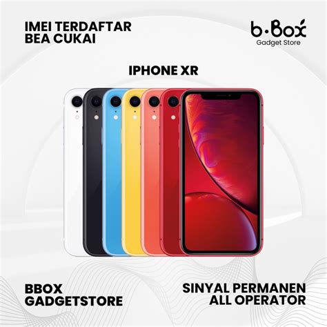 Jual Registerred Beacukai Iphone Xr Series Second Original All