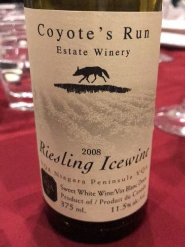 Coyote S Run Riesling Icewine Vivino Us