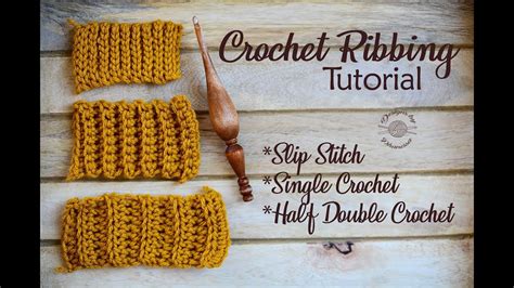 Crochet Ribbing Tutorial Youtube