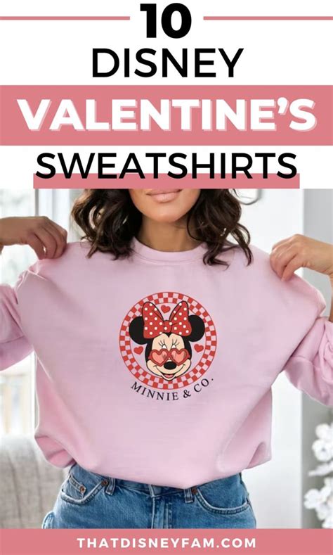 10 Cute Valentines Disney Sweatshirts - Disney Outfits | Disney ...