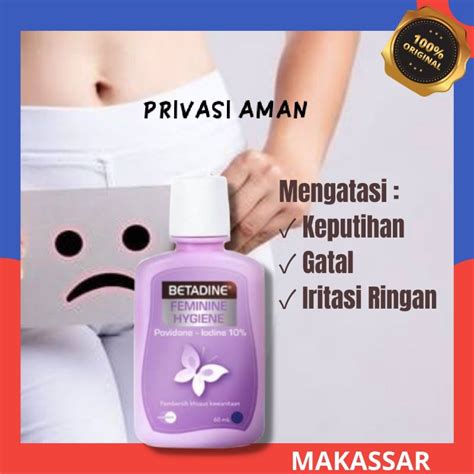 Jual Betadine Feminine Hegyiene 60ml Shopee Indonesia