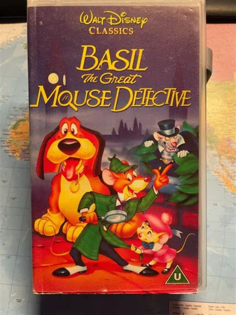 Walt Disney Vhs Basil The Great Mouse Detective English Top