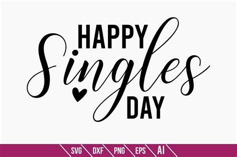 Happy Singles Day Graphic by TeeKing124 · Creative Fabrica