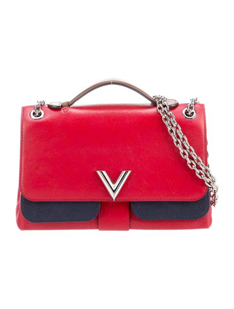 Louis Vuitton Very Chain Bag Red Shoulder Bags Handbags Lou859874 The Realreal