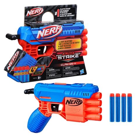 Blaster Nerf Alpha Strike Claw Qs 4 4 Proiectile Emagro