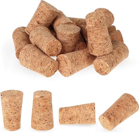 Amazon 16 Pack Soft Wood Corks Tapered Cork Wooden Beer Bottle