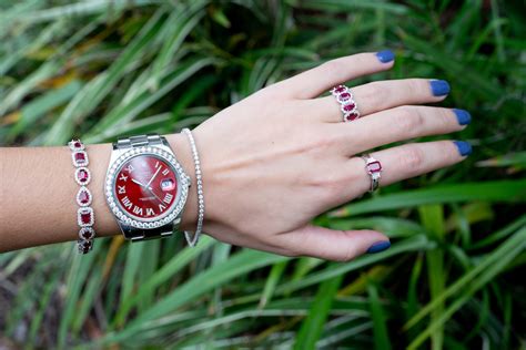 4 Majestic Matching Rolex Watches And Gemstone Jewelry Sets