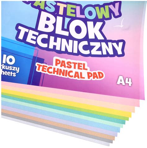 Blok Techniczny Kolorowy Pastelowy Astra A Ark Allegro Pl