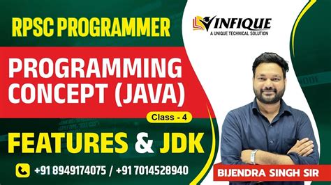 RPSC PROGRAMMER CLASS 04 PROGRAMMING CONCEPTS OF JAVA BY BIJENDRA