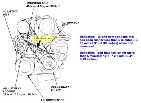 Belt Routing Diagram L Honda Belt Toyota Routing Eng