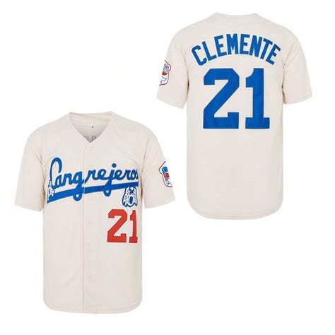 Jersey De B Isbol Roberto Clemente De Los Cangrejeros De Santurce