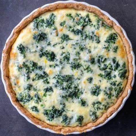 The Classic Spinach Quiche Recipe Momsdish