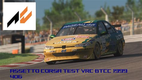 Assetto Corsa Test Vrc Peugeot Btcc Youtube