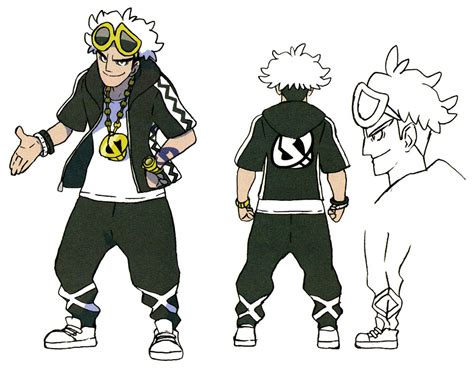 Guzma Concept Art from Pokémon Sun and Moon #art #artwork #gaming # ...