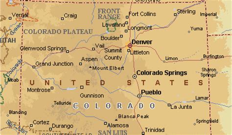 Where is Alamosa Colorado Map Colorado Fishing Network Maps and ...