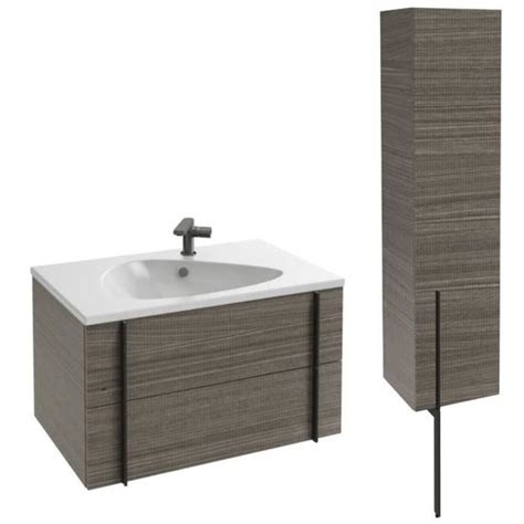 Meuble Lavabo Simple Vasque Cm Jacob Delafon Nouvelle Vague Chene