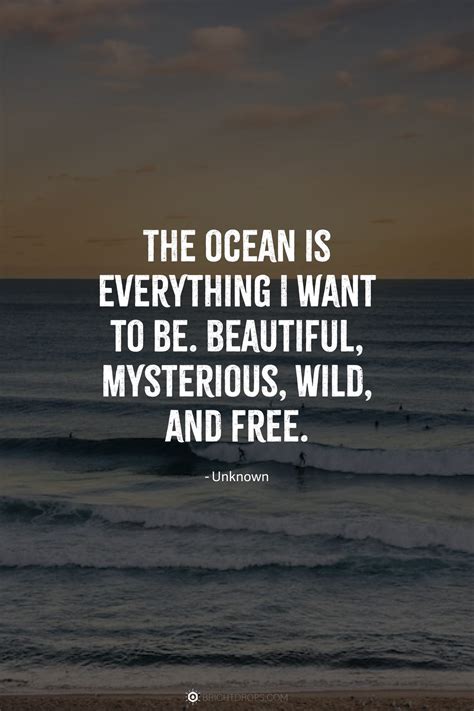 Beautiful Ocean Quotes On Waves Water The Sea Bright Drops