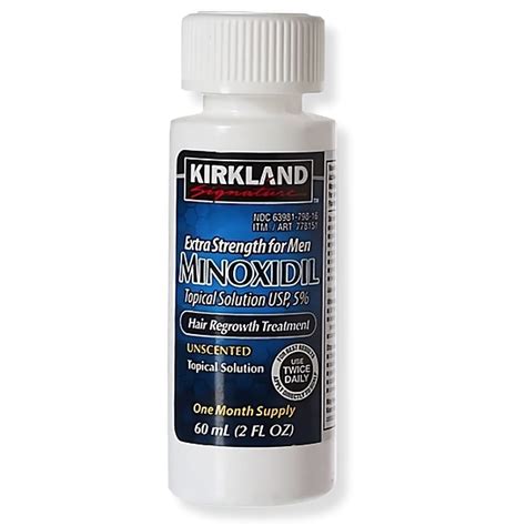 Minoxidil 5 Kirkland Tratamiento De 1 Mes Minoxidil Panama