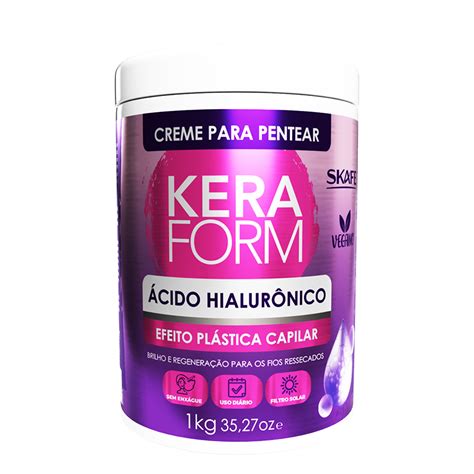 Creme Para Pentear Keraform Cido Hialur Nico Kg Skafe Cosm Ticos