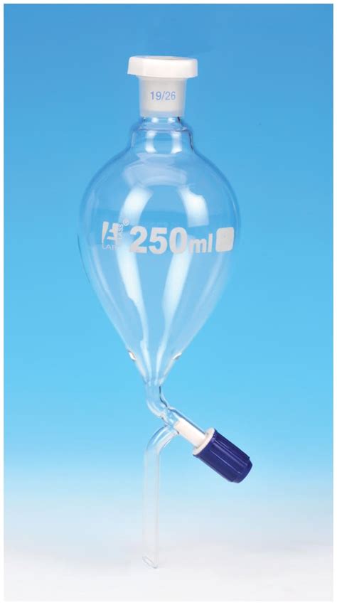 Eisco 1000ml Separating Funnel Pear Shaped Borosilicate Glass Rota