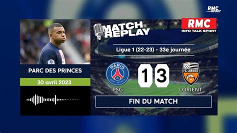 PSG 1 3 Lorient Paris Coule Encore Au Parc Des Princes Le Goal