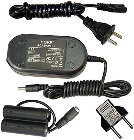 Amazon HQRP Kit AC Power Adapter And DC Coupler Compatible With