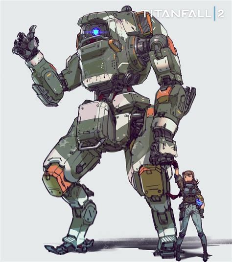 Titanfall 2 Concept Art Titanfall Sci Fi Concept Art Robot Art