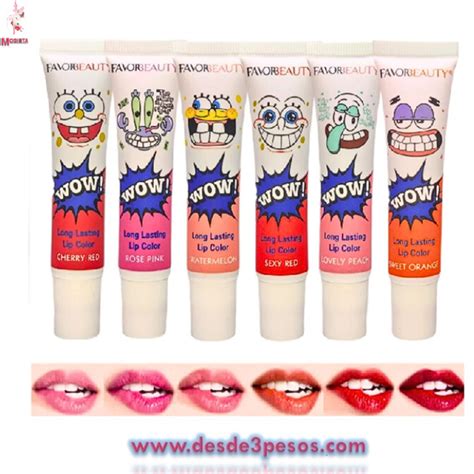 Labial Tinta Indeleble Larga duración FAVORBEAUTY 6 Tonos 15g 24 pza