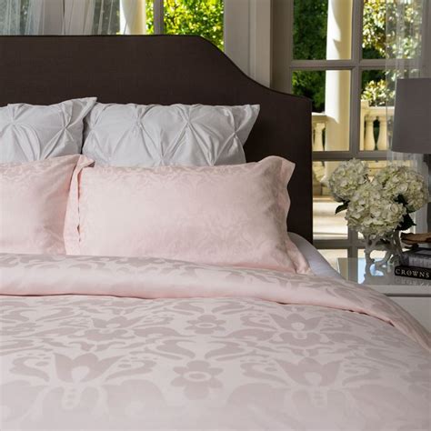 The Montgomery Blush Pink Damask Bedding Duvet Sets Bed Decor