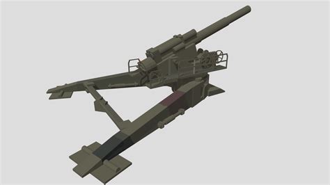 240 Mm Howitzer M1 Black Dragon 3D Model By Ivon852 0cab36c