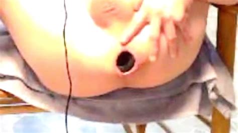 GAPING MY ASS WITH A TUNNEL BUTT PLUG XHamster