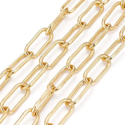 Wholesale Brass Paperclip Chains Jewelryandfindings