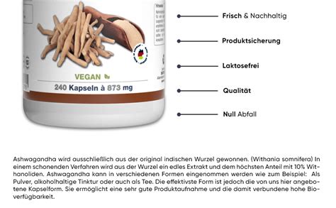 Ashwagandha Kapseln A Mg Inclusive Pillenbox Tagesportion Mit